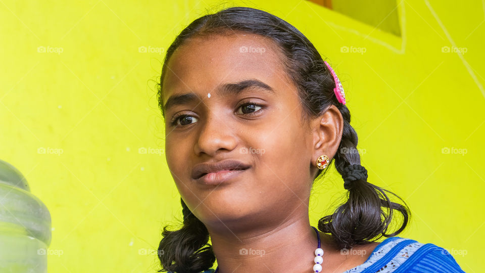 Portrait of Indian girl