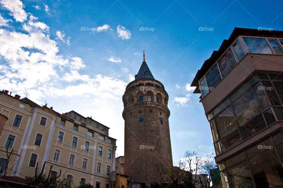 tower turkey istanbul beyoglu by teskio