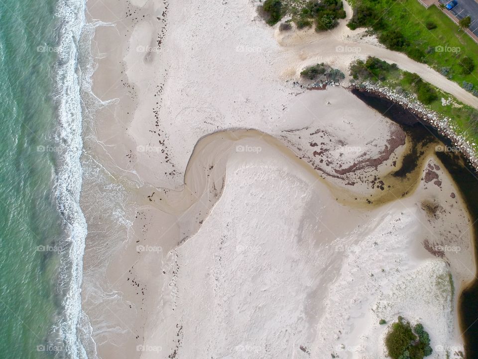 Bungala River and Normanville beach