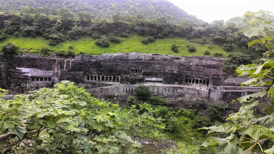 The hidden green caves of Ajanta