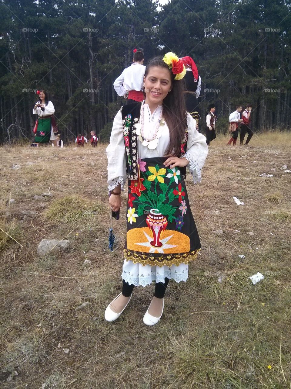 Bulgarian costume. Old Bulgarian costume