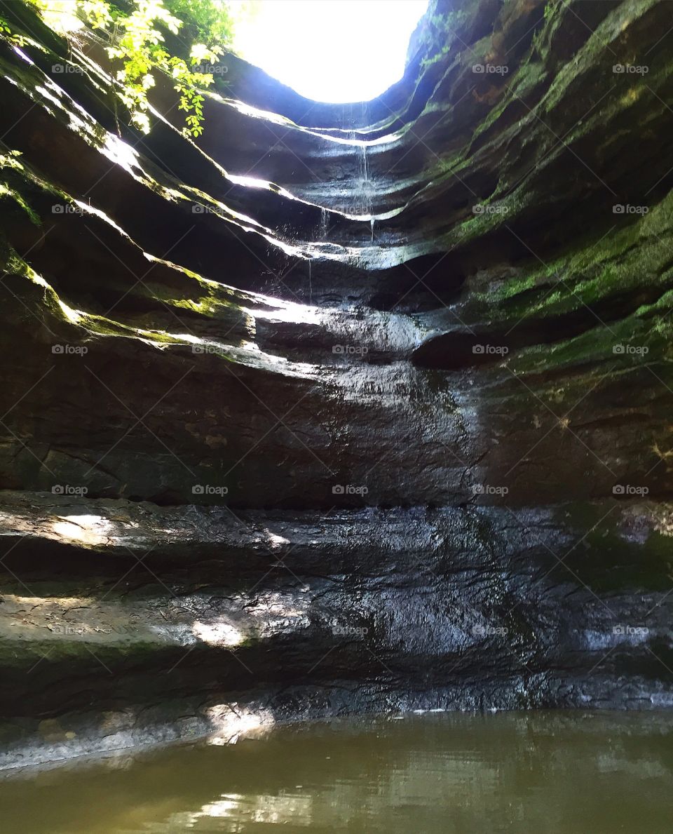 Waterfall at Starved Rock