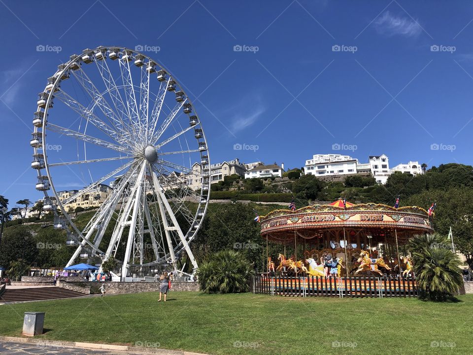 Something for every family member here on Torquay seafront today, August 23rd 2019