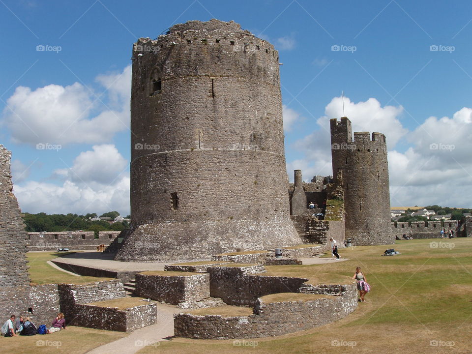 Laugharne castle