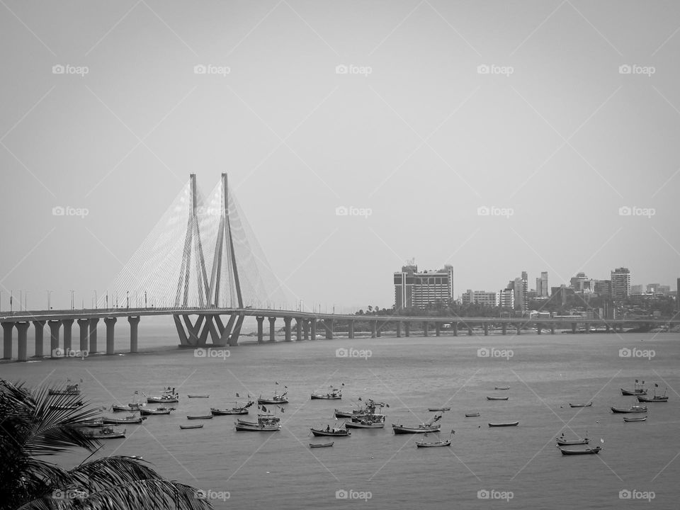 The greatest bridge of mumbai! The worli sea link , a greatest marvel of architecture found in mumbai!