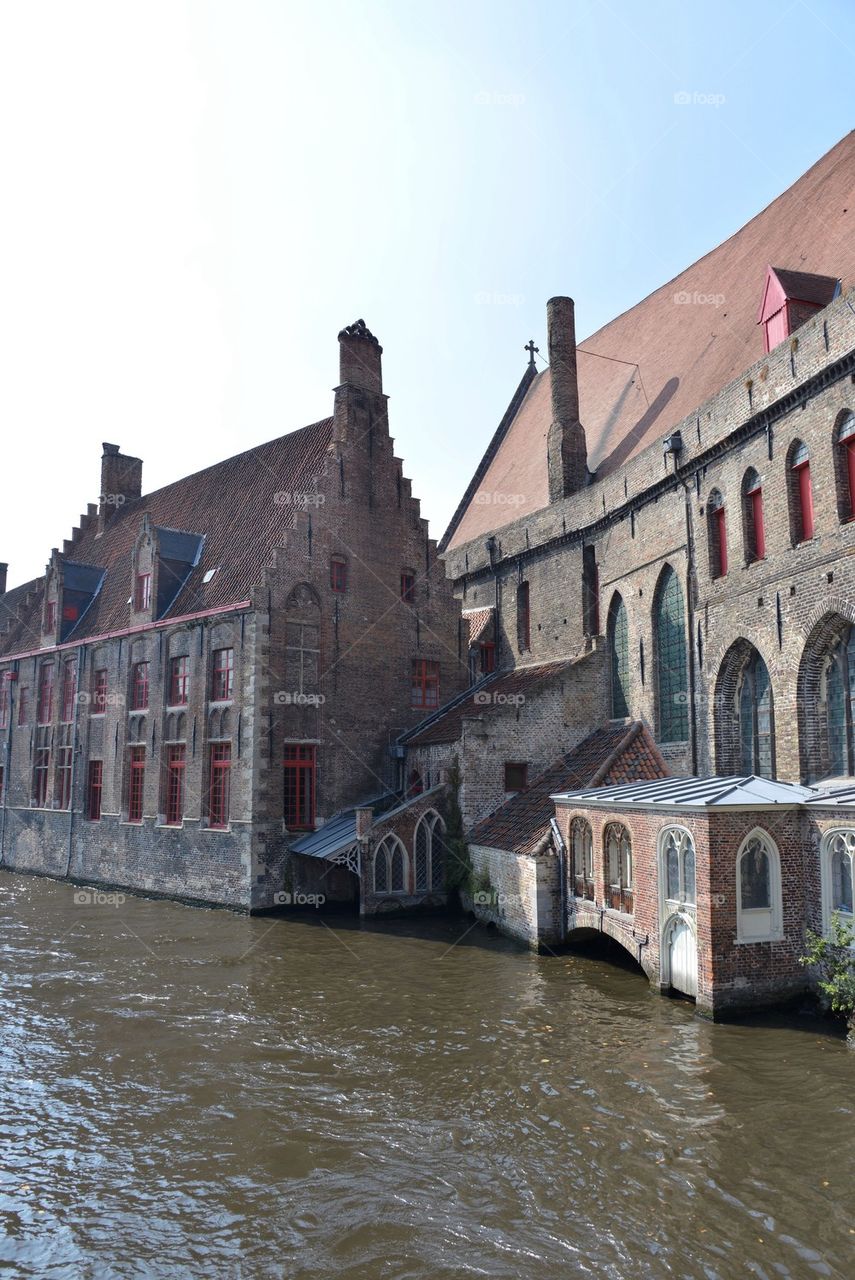 Old houses at Bruges