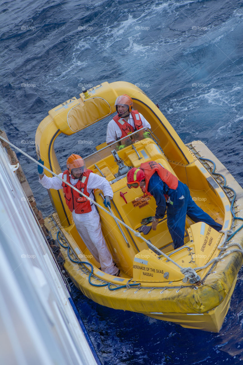Cuban Rescue at Sea 3 of 11. Royal Caribbean rescue of Cuban immigrants 02MAR15