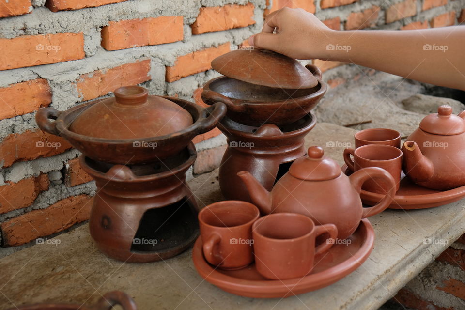 handmade earthenware