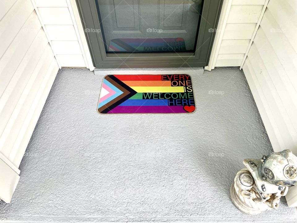 Remodeled view of front porch, updated front porch, handyman work on home, simple upgrades to your home, view of remodeled porch