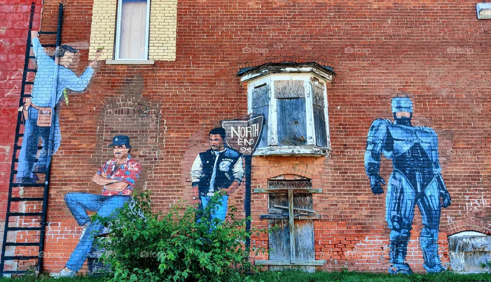 Detroit street art, in color