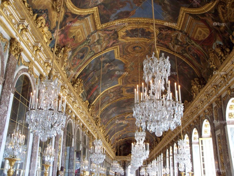 Hall of mirrors Versailles