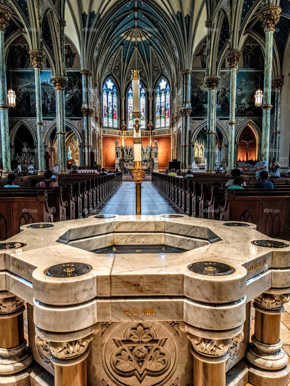 inside cathedral