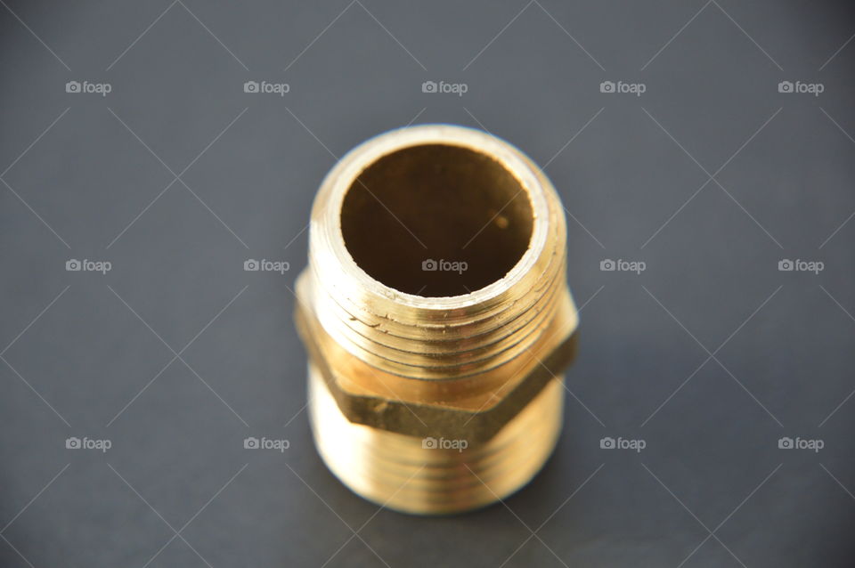 Plumbing parts and products in the interior close-up