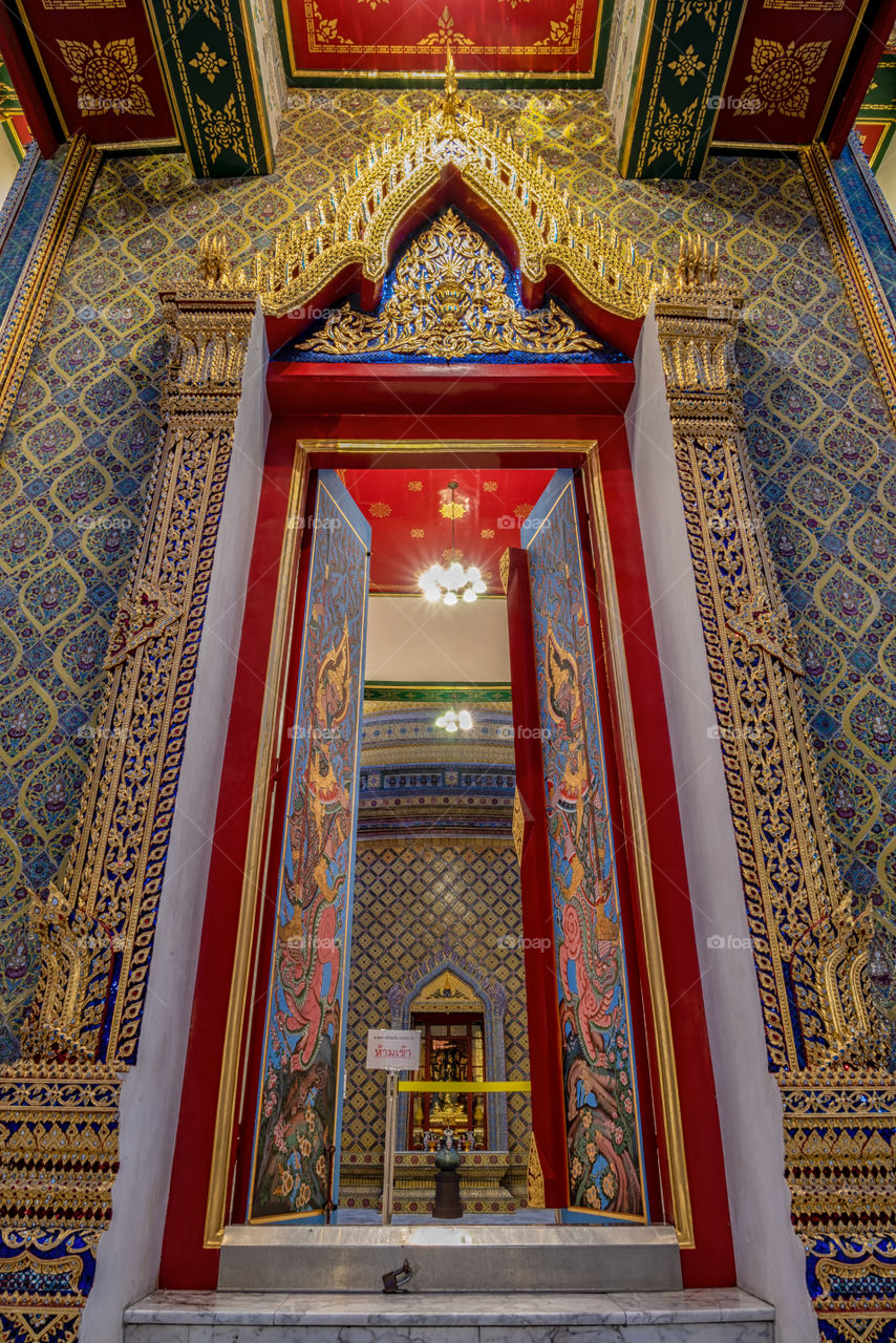 Beautiful buddha and Thai temple