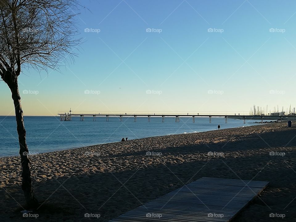 Badalona's Beach