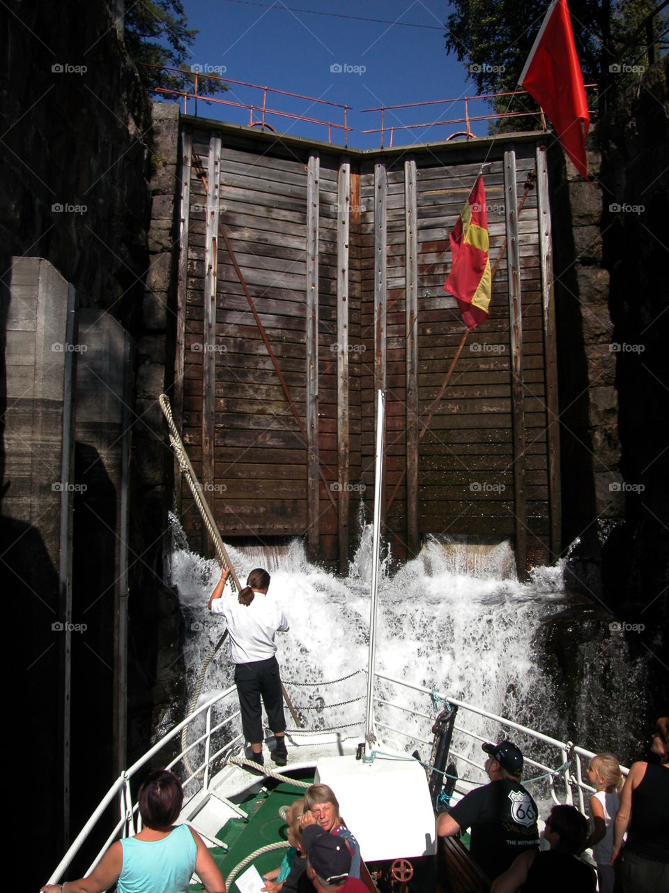 Getting up waterfalls