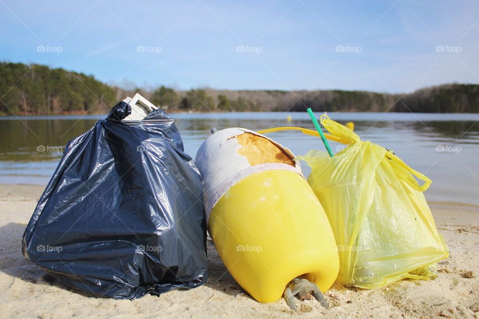 beach trash