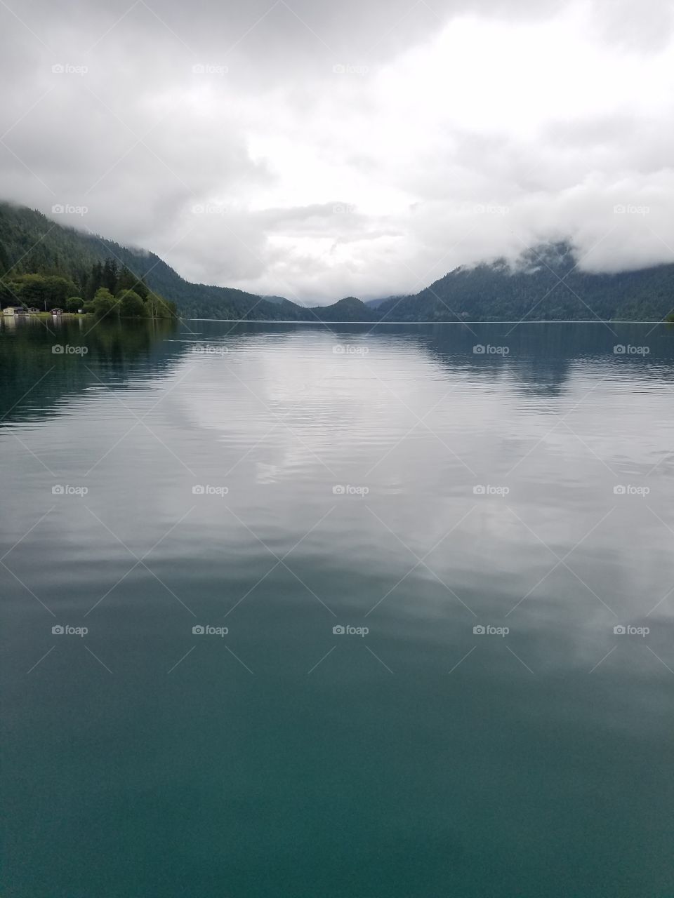 Water, No Person, Lake, Landscape, Fog
