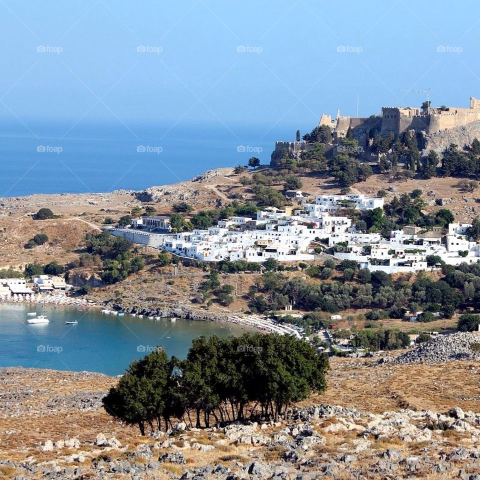 Lindos beach