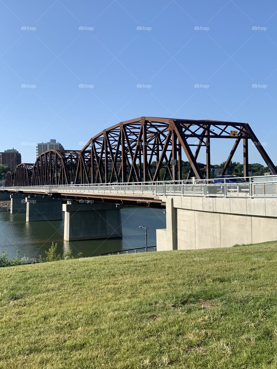 Old Victoria bridge in Saskatoon 