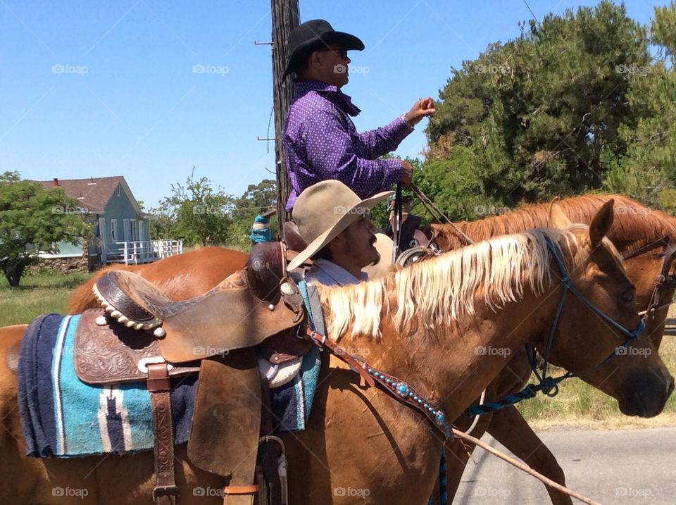 Mexican Gauchos Cowboys on Horseback. Mexican Gauchos Cowboys on Horseback