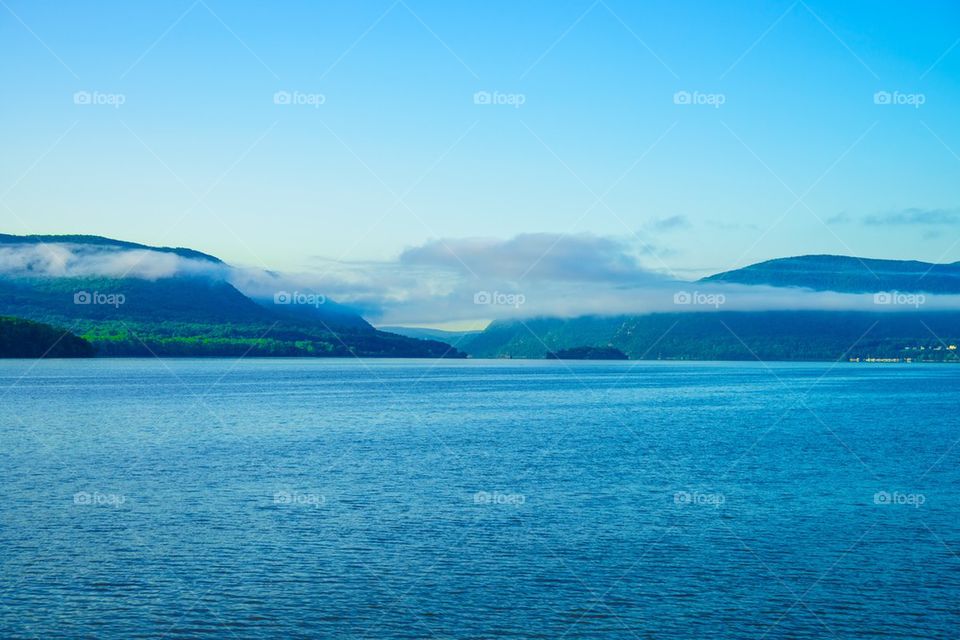 Summer morning on the Hudson