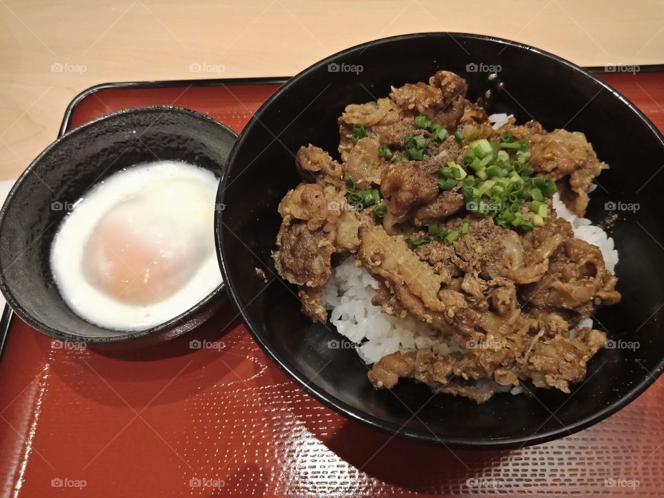Rice with beef