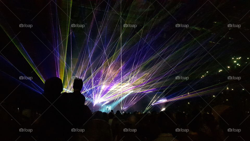 Lazers show.