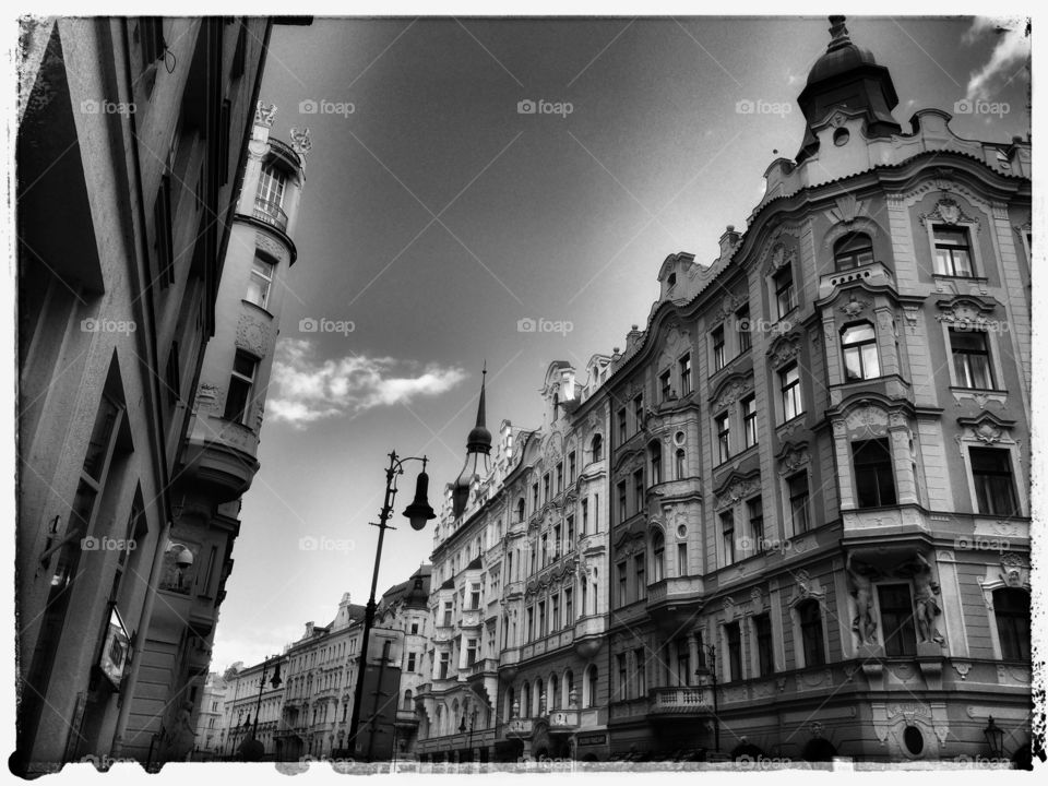 Neo-renaissance buildings in Prague 