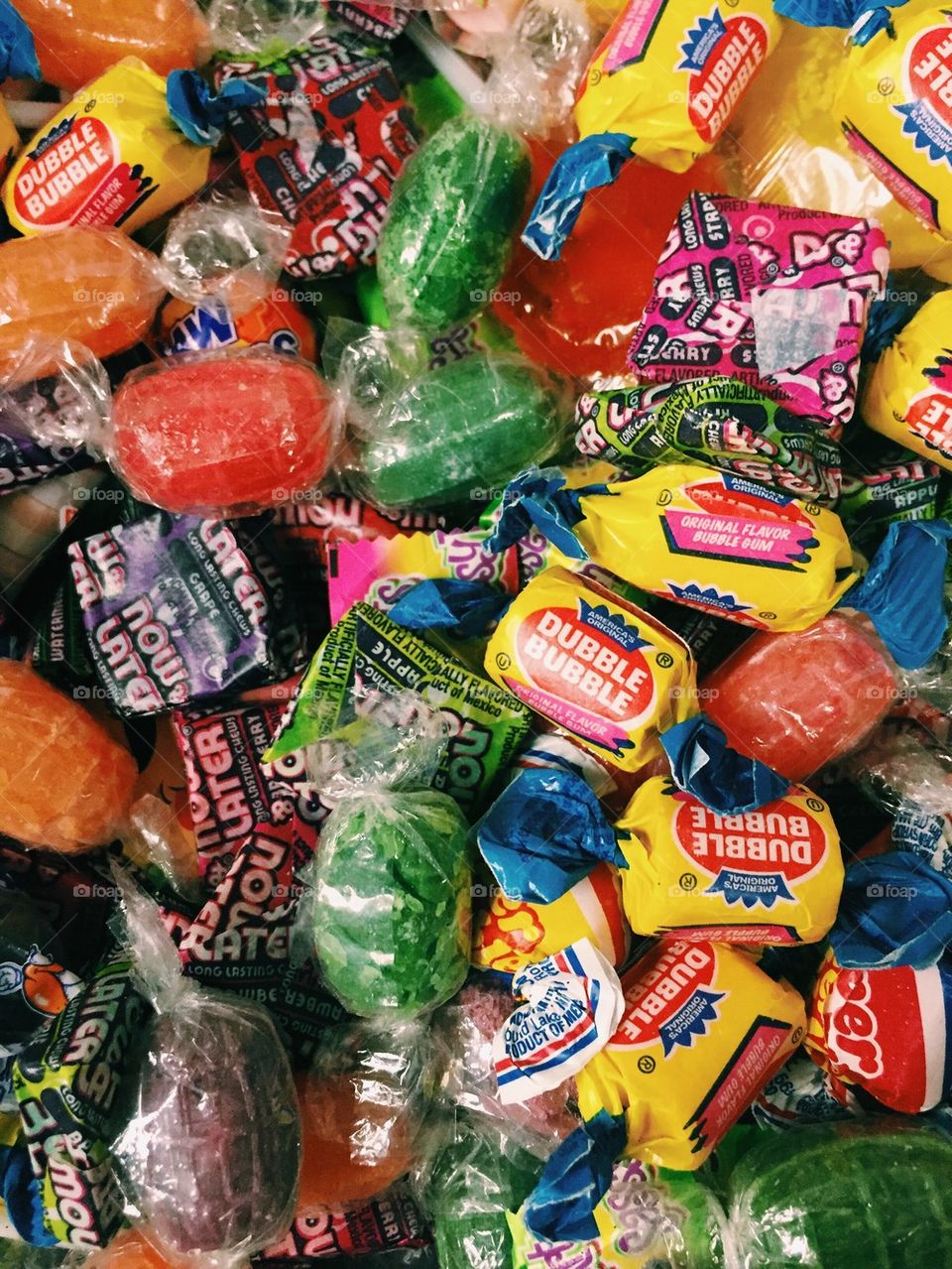 Nostalgic colorful candies