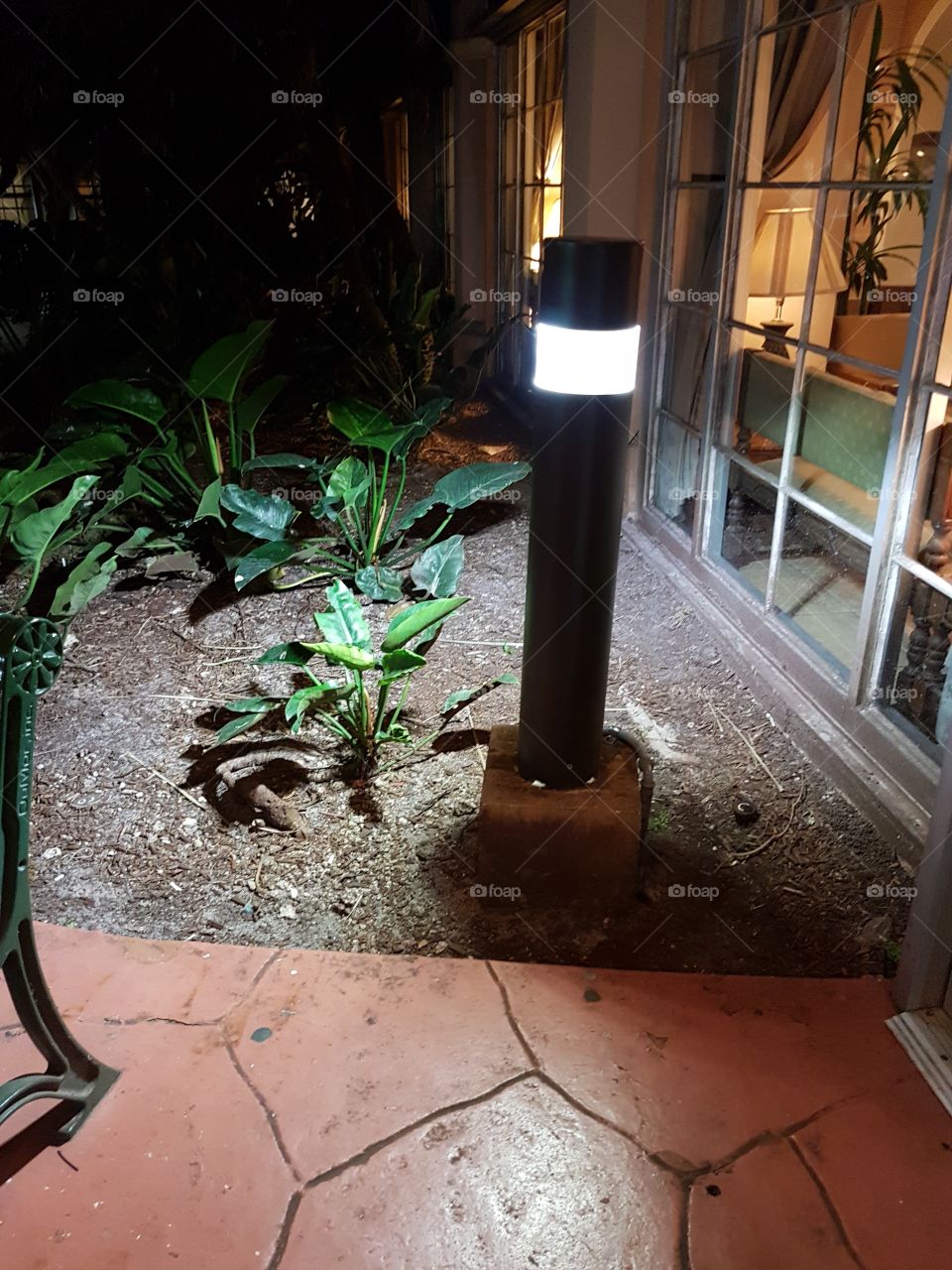 Outside light post