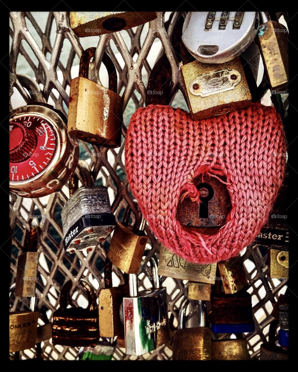 Locks of love, locks on a bridge, pink heart lock, St. Maarten locks, cute couples, anniversary present