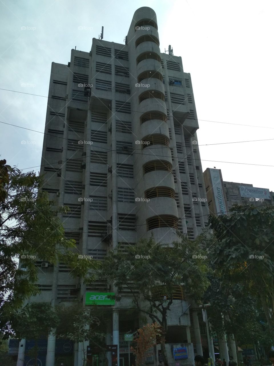 Building of district center