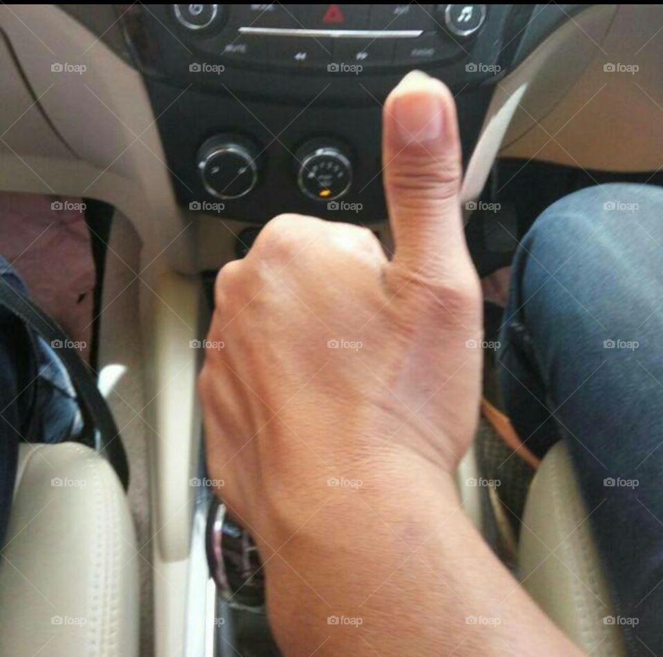 thumb up for the car because make the journey faster