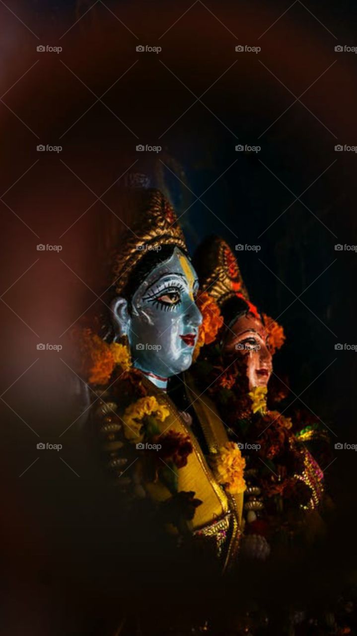 god krishna and pravathi