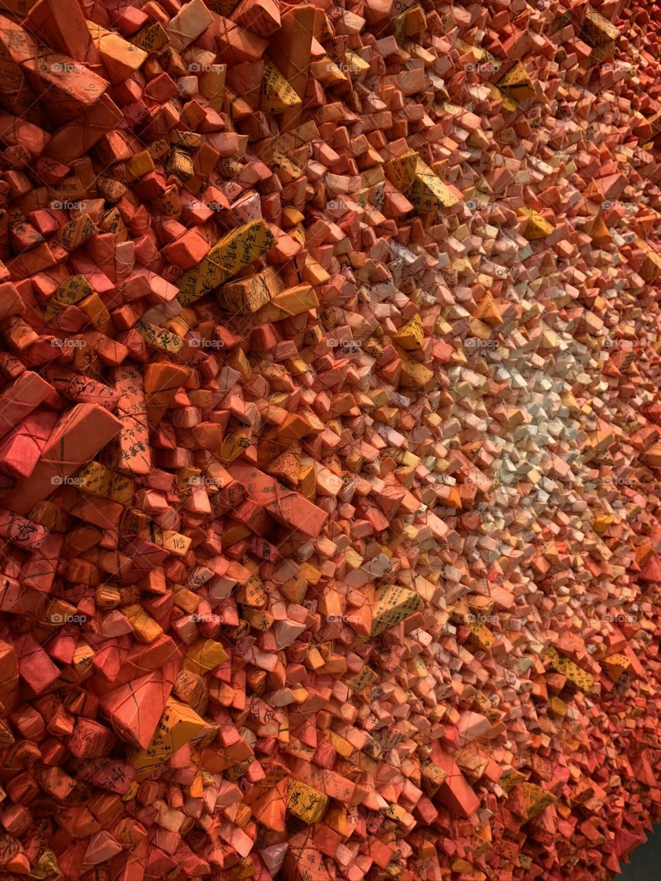 Just some red paper art work 