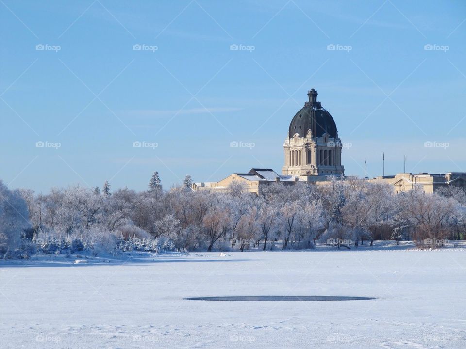 Blankets of snow