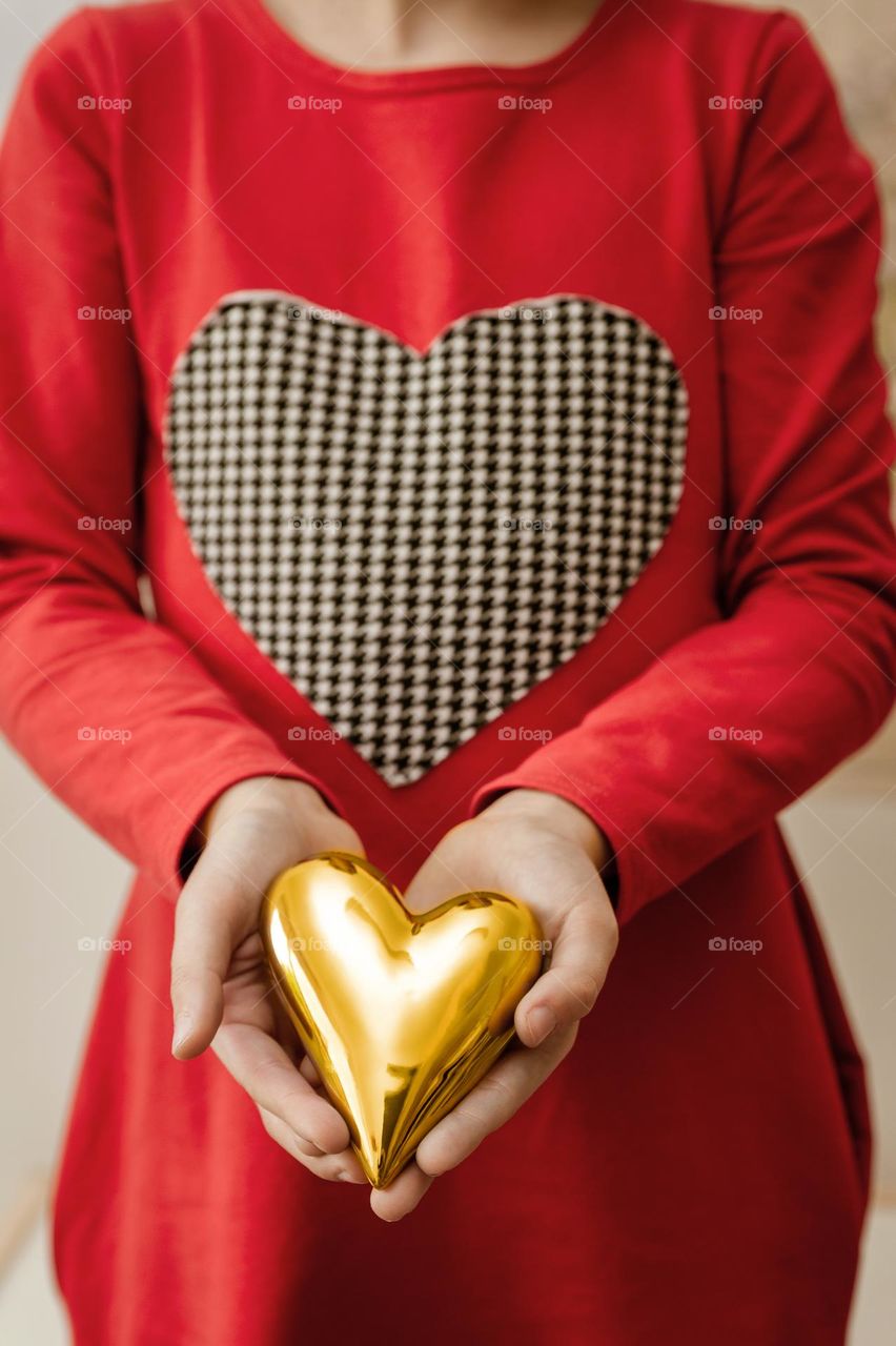 Golden heart.