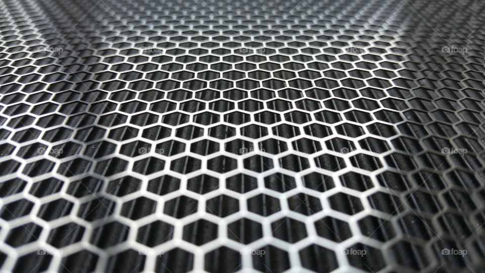 perfect symmetry of honeycomb structure