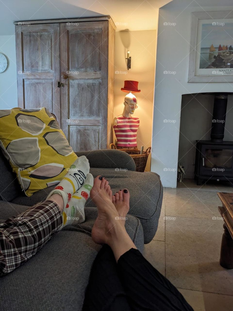 Relaxing after a long day exploring.