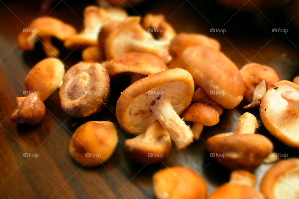 Gorgeous golden brown crimini mushrooms