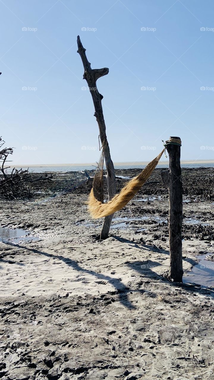 Hammock in the beach 