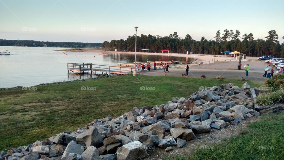 A beautiful beach in Hot Springs, Arkansas