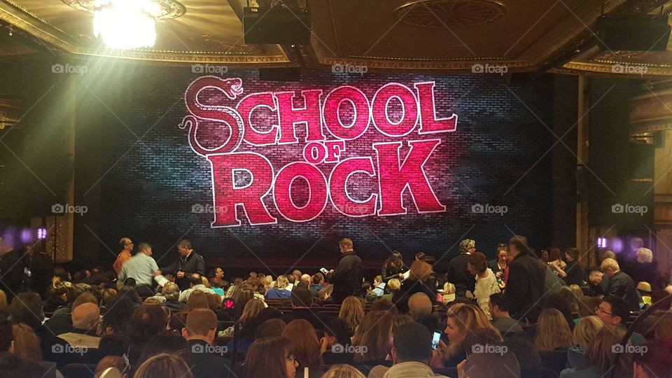 school of rock on broadway