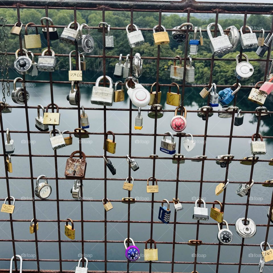 Lovers Lock Fence