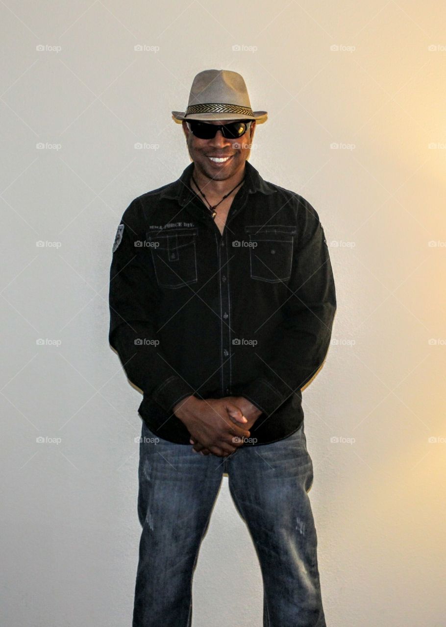 Man, Lid, Portrait, Wear, One