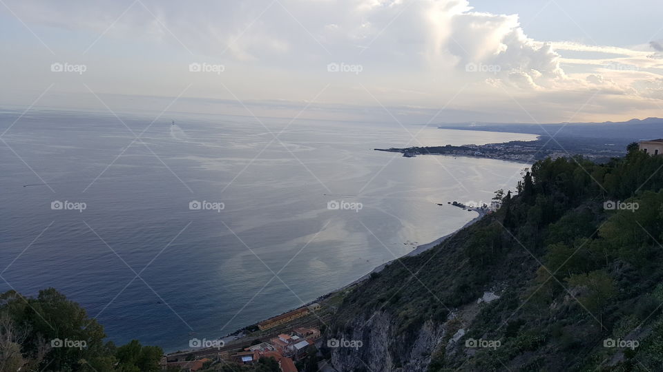 view from Taormina