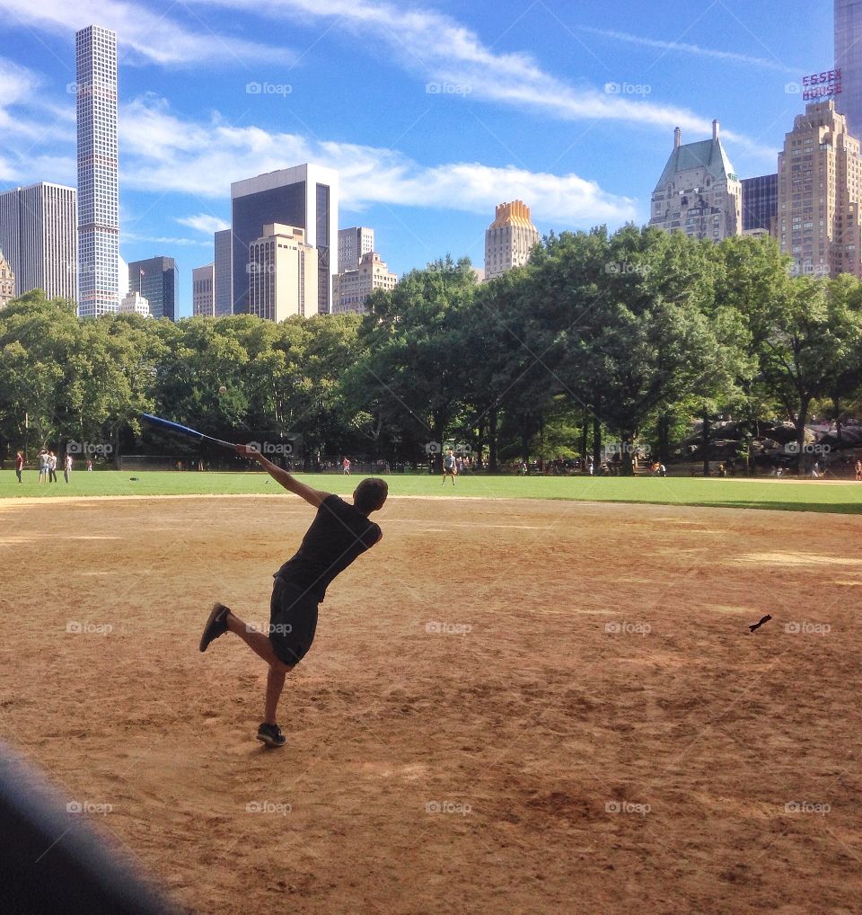 Baseball in the park
