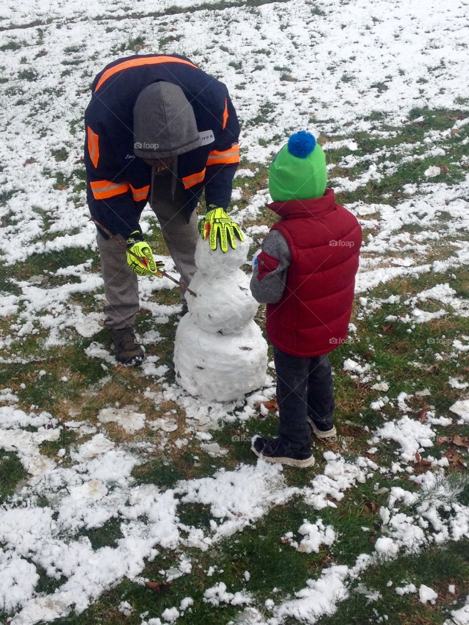 Making a Snowman