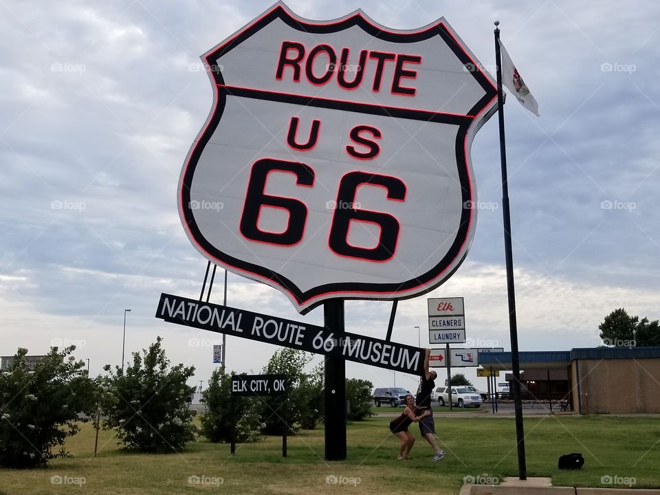 a piece of famous Route 66